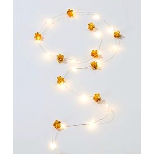 NWT Talking Tables Gold Floral Hair String Light